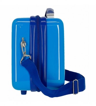 Joumma Bags Trousse de toilette en ABS Mickey Crew Love Adaptable bleu -29x21x15cm