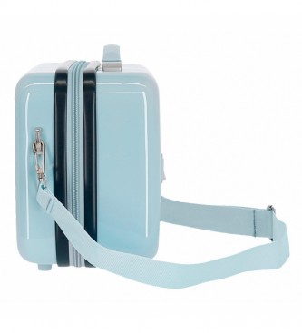 Joumma Bags ABS Mickey Crew Love Adaptowalna torba toaletowa jasnoniebieska -29x21x15cm