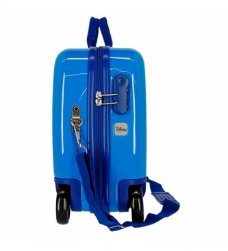 Joumma Bags Valise pour enfants 2 roues multidirectionnelles Mickey Crew Love bleu -38x50x20cm
