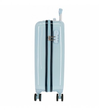Joumma Bags Cabin Suitcase Monsters Boo! rigid light blue -38x55x20cm