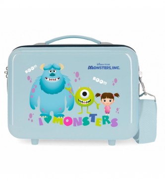Joumma Bags Saco de banho ABS Monsters Boo! Adaptvel azul claro -29x21x15cm