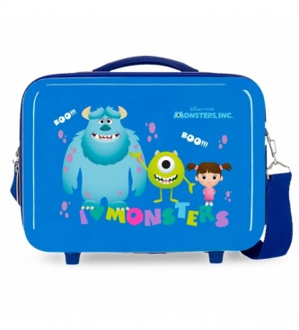 Joumma Bags Kulturtasche ABS Monsters Boo! anpassungsfhig blau -29x21x15cm