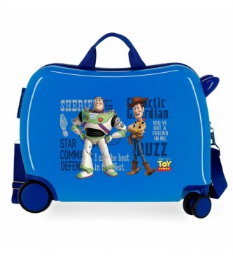 Joumma Bags Valise pour enfants 2 roues multidirectionnelles Toy Story You've got a Friend on me bleu -38x50x20cm