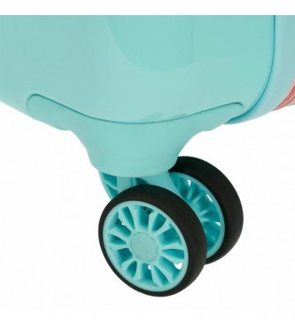 Movom Cabin size suitcase Movom Flower Pot Rigid turquoise -38x55x20cm
