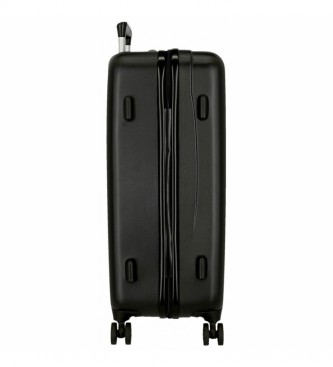 Joumma Bags Wij zijn een Minion Rechthoekige kofferset zwart -38x55x20cm & 48x68x26cm