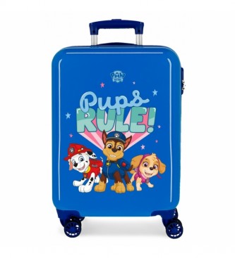 Joumma Bags Paw Patrol Pups Rule Cabin Suitcase rigide bleu -38x55x20cm