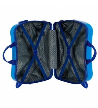 Joumma Bags Paw Patrol Pups Rule Blue 2 wheeled multidirectional suitcase for kids -38x50x20cm