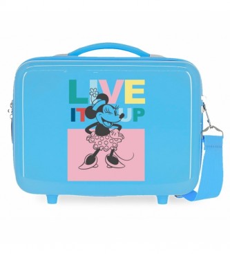 Joumma Bags Bolsa Sanita ABS Minnie Live It Up Adaptvel azul claro -29x21x15cm