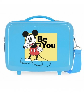 Joumma Bags ABS Mickey Be You Borsa da toilette adattabile azzurro -29x21x15cm-