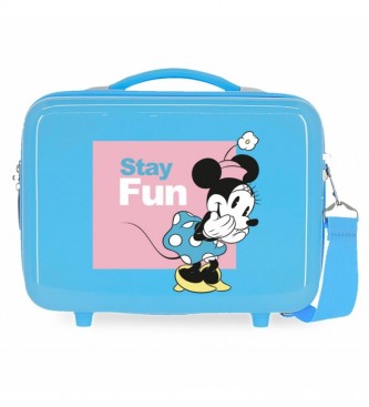 Joumma Bags Neceser ABS Minnie Stay Fun Adaptable azul claro -29x21x15cm-