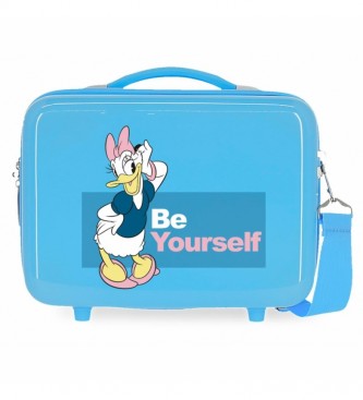 Joumma Bags Toalettpse ABS Daisy Be Yourself Anpassningsbar ljusbl -29x21x15cm