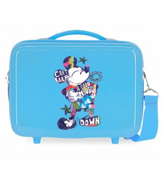 Joumma Bags ABS Kulturtasche Mickey Can't Keep a Good Mouse Das ist einfach anpassungsfhig blau -29x21x15cm