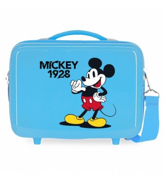 Joumma Bags ABS Toilet Bag Mickey 1928 That's Easy Adaptable blue -29x21x15cm