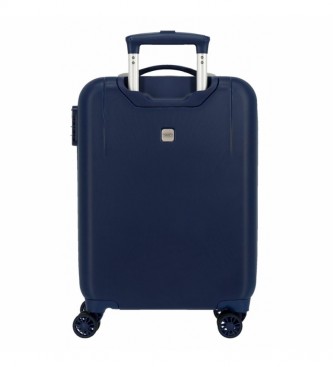 Movom Cabin Suitcase Movom Glitter Rainbow Rigid Navy -38x55x20cm