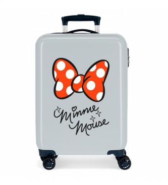 Joumma Bags Cabin Suitcase Minnie Good Vibes Only rigid blue -38x55x20cm