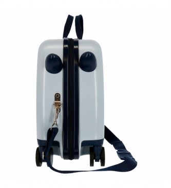 Joumma Bags Minnie Always Original Good Vibes Only Kids Suitcase avec 2 roues multidirectionnelles bleu -38x50x20cm