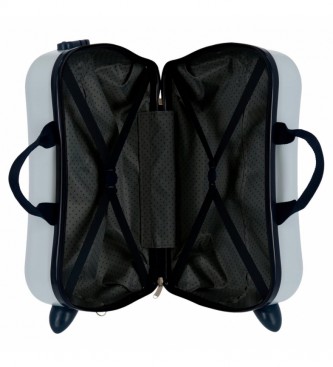 Joumma Bags Minnie Always Original Good Vibes Only Kids Suitcase avec 2 roues multidirectionnelles bleu -38x50x20cm