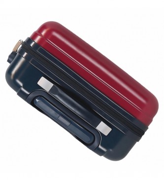 Joumma Bags Mickey Original Authentique Cabin Suitcase maroon -38x55x20cm