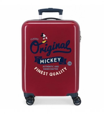 Joumma Bags Trolley cabina Mickey Original Classic granato -38x55x20cm-