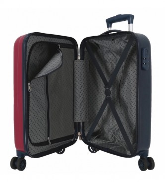 Joumma Bags Cabin Suitcase Mickey Original Classic maroon -38x55x20cm
