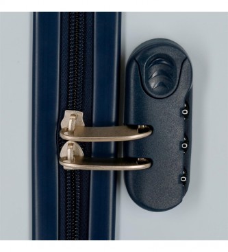 Joumma Bags Mickey Original Authentique cabine koffer blauw -38x55x20cm