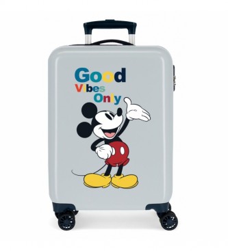Joumma Bags Cabin Suitcase Mickey Original Good Vibes Only blue -38x55x20cm