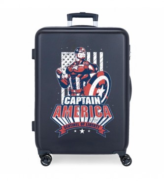 Joumma Bags Medium kuffert Captain America Mightiest Heroes Stiv 68cm Marine