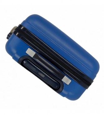 Joumma Bags Captain America Cabin Suitcase rigid -38x55x20 cm- blue