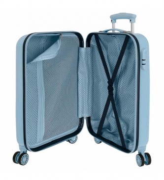 Joumma Bags Before the Bloom Aristogatos blue rigid cabin suitcase -34x55x20cm