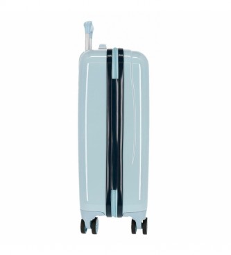 Joumma Bags Princess Celebration Princess Cinderella Cabin Suitcase rigid blue -38x55x20cm