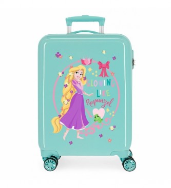 Joumma Bags Valise de cabine Rapunzel Princess Celebration rigide turquoise -38x55x20cm