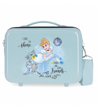 Joumma Bags Princesa Praznovanje Pepelka ABS straniščna vrečka Prilagodljiva modra -29x21x15cm