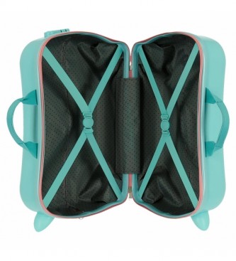 Joumma Bags Children's suitcase 2 multidirectional wheels Ariel Princess Celebration turquoise -38x50x20cm