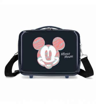 Joumma Bags ABS Toalettpse Mickey Always Be Kind Anpassningsbar marinbl -29x21x15cm