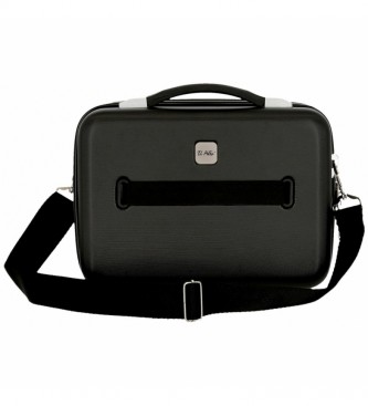 El Potro ABS Chic Adaptable Toilet Bag -29x21x15cm- black