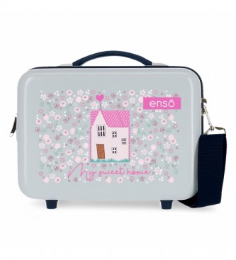Enso Torba toaletowa ABS Enso My Sweet Home Adaptable -29x21x15cm- szara