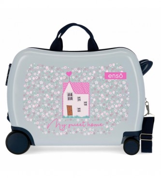 Enso My Sweet Home Children's Suitcase -38x50x20cm- gray