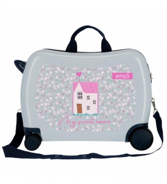 Enso My Sweet Home Children's Suitcase -38x50x20cm- gray