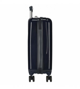 Enso Try Harder Rigid Cabin Suitcase - 38x55x20cm - marine