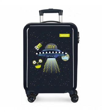 Enso Ma valise cabine rigide de l'espace -38x55x20cm- marine