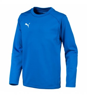 Puma LIGA Jr camiseta de manga comprida azul 