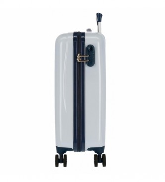 Joumma Bags Fiocco di Hello Kitty valigia da cabina rigida Cravatte blu -38x55x20cm-