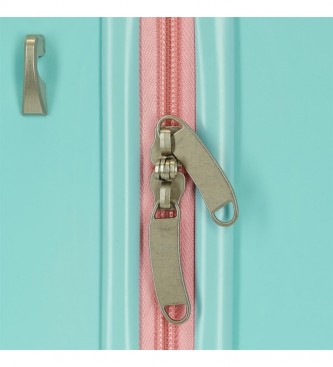 Joumma Bags Toilettas ABS Boog van Hello Kitty aanpasbaar aan trolley turquoise -29x21x15cm