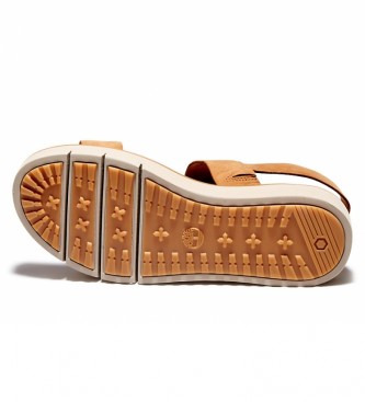 Timberland Sandales en cuir Safari Dawn 2 Band sandals -Sandalias de piel Safari Dawn 2 Band arena -Hauteur de la semelle : 4,5cm