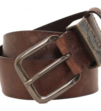 Diesel Leather belt B-Frag brown 