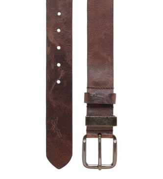 Diesel Leather belt B-Frag brown 