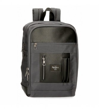 Pepe Jeans Bomber Computer Backpack .28x40x14cm- grey