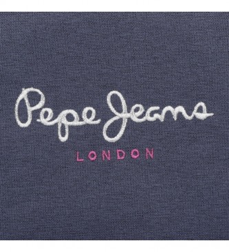 Pepe Jeans Bright School rugzak -31x42x15cm- marine