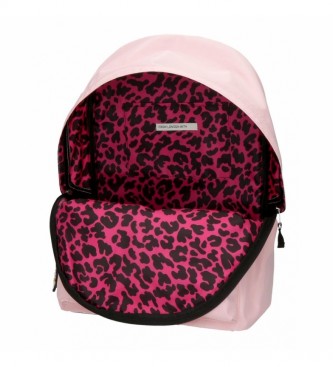 Pepe Jeans Forever Backpack with Trolley pink -31x42x15cm