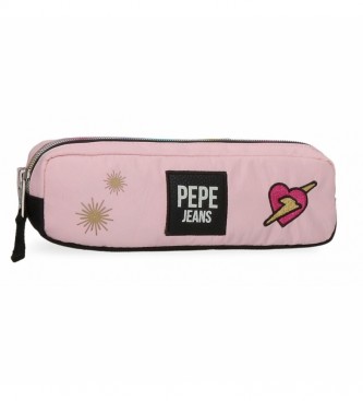 Pepe Jeans Forever pencil case -22x7x3cm- pink